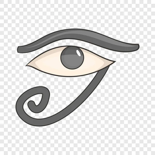 Dewa Mesir Ra simbol ikon, gaya kartun - Stok Vektor