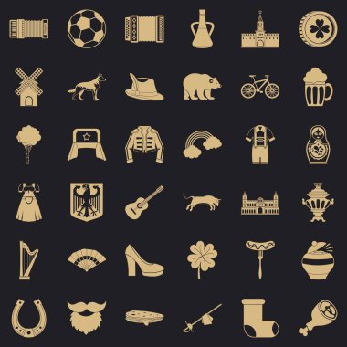 Semaver Icons set, basit tarzı