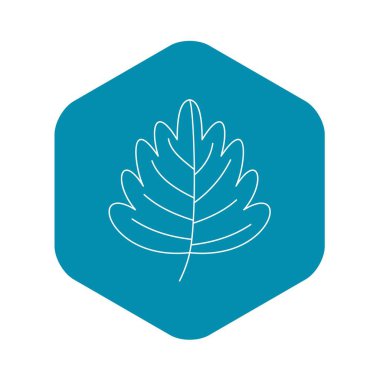 Yaprak simgesi, anahat stili