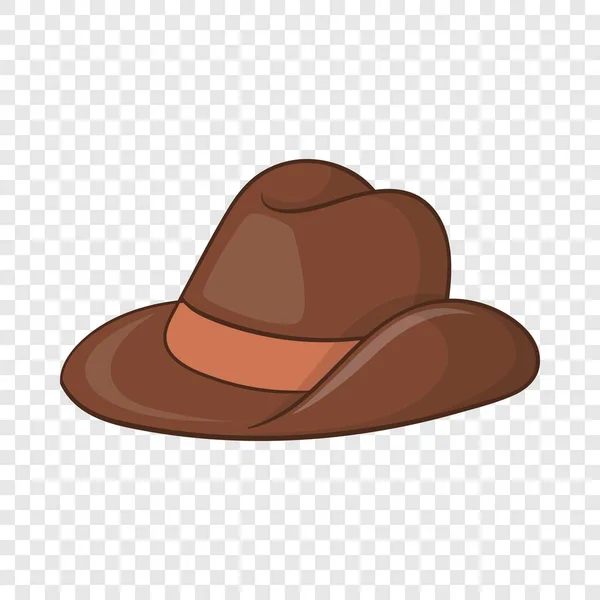 Austrália ícone chapéu cowboy, estilo cartoon — Vetor de Stock