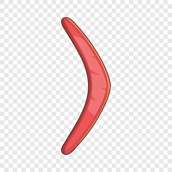 Icône australienne boomerang, style dessin animé — Image vectorielle