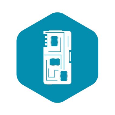 Telefon çip simgesi, basit tarzı