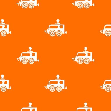 Balon desen vektör turuncu