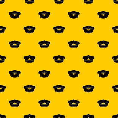 Kap taksi sürücü desen vektör