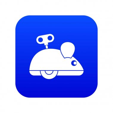 Clockwork fare simgesi dijital mavi