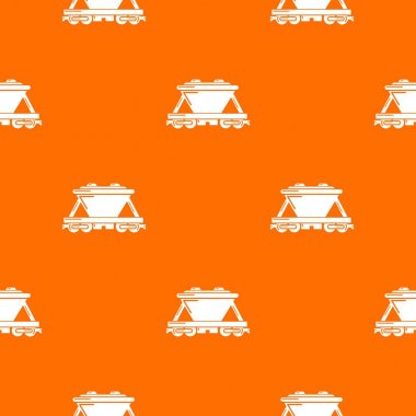 Mal tren desen vektör turuncu