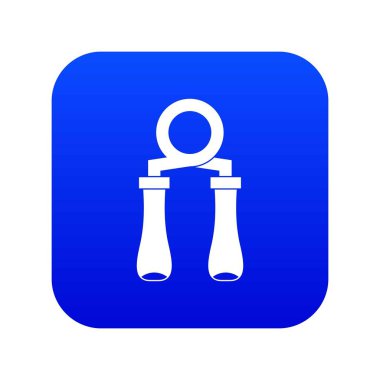 el kavrama eğitmen simgesi dijital mavi