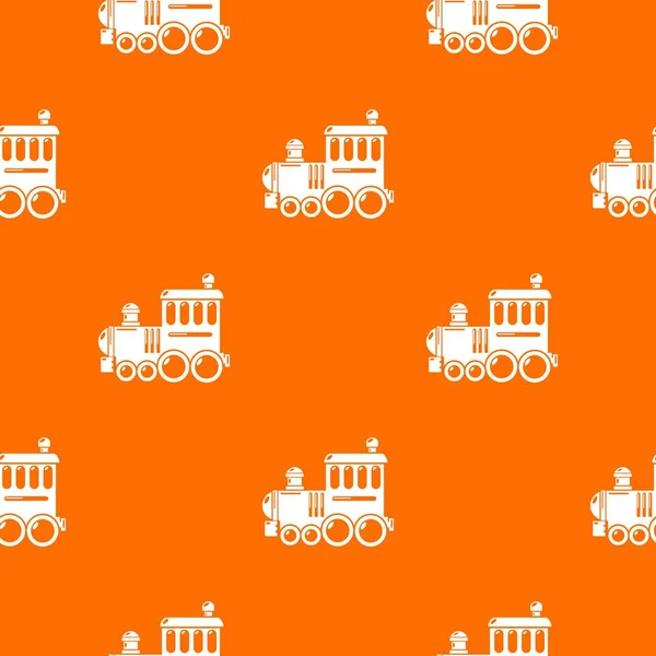 Chemin de fer vecteur orange — Image vectorielle