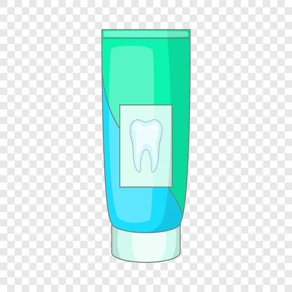 Tandkräm ikon, tecknad stil — Stock vektor