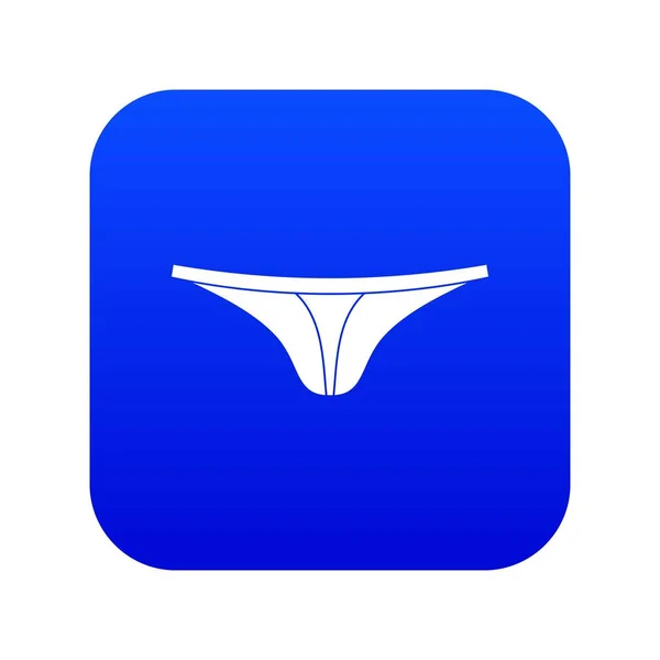 Tangas icono digital azul — Archivo Imágenes Vectoriales