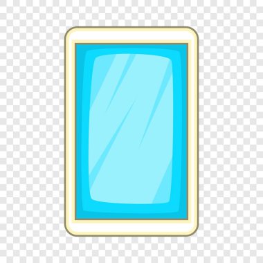 Mavi smartphone simgesi, karikatür tarzı