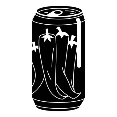 Biber tin olabilir simge, basit stil