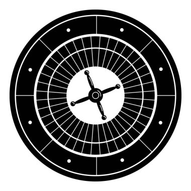 Şanslı rulet simgesi, basit stil