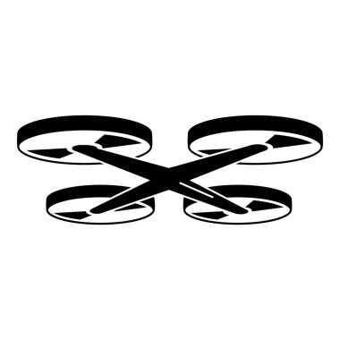 Quadrocopter simgesi, basit tarzı
