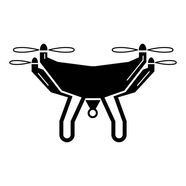 Ícone de drone de videografia, estilo simples — Vetor de Stock