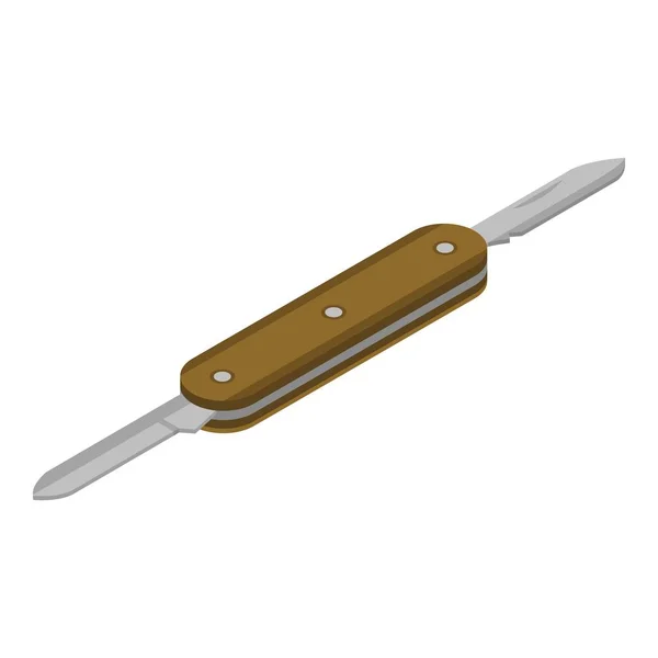 Ikona Penknife, izometrický styl — Stockový vektor