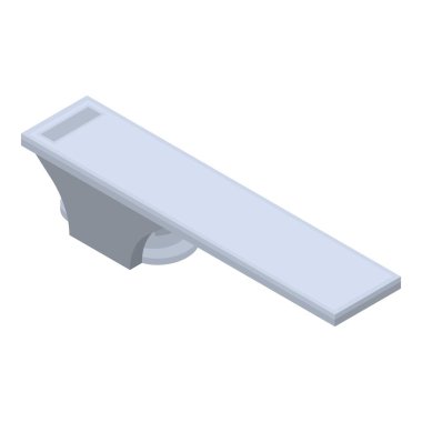 Dalış tahtası simgesi, izometrik biçim