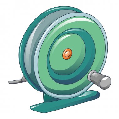 Plastik bobin simgesi, karikatür tarzı