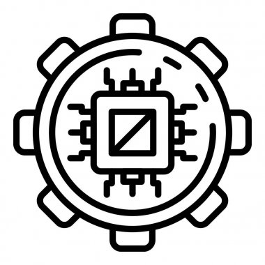 Ai işlemci simgesi, özet biçimi