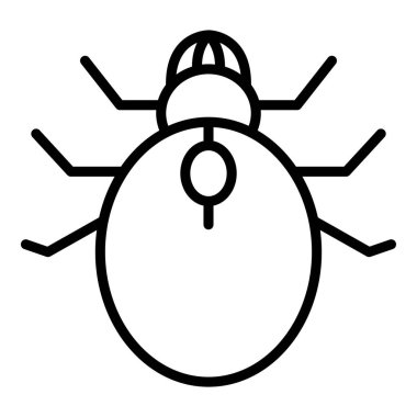 Böcek akar simgesi, anahat stili