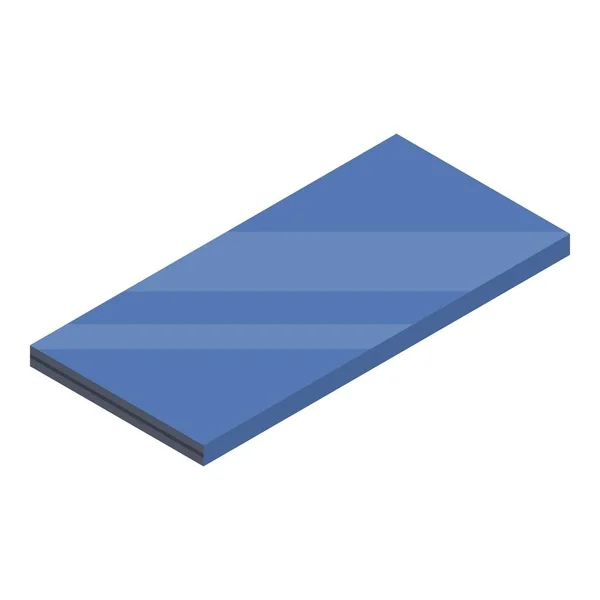 Pictogram van paneel mat, isometrische stijl — Stockvector