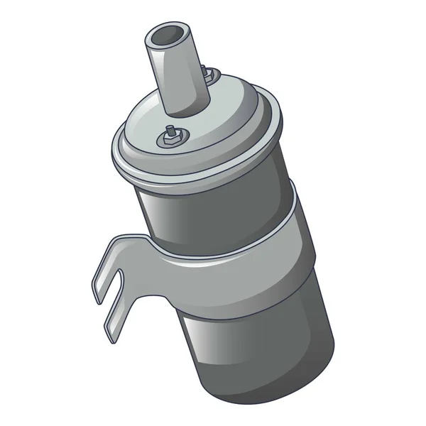 Icône de bobine électrique, style dessin animé — Image vectorielle