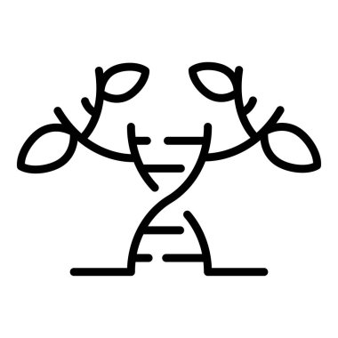 Transgenik biyoloji simgesi, anahat stili