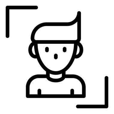 Kişisel kimlik simgesi, anahat stili