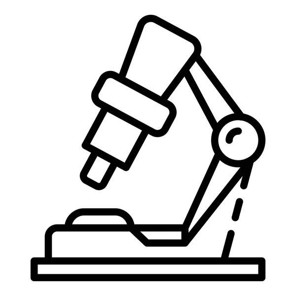 Ícone de microscópio de laboratório, estilo esboço —  Vetores de Stock