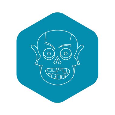 Ölü simgesi, anahat stili