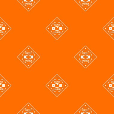 Toka krom desen vektör turuncu