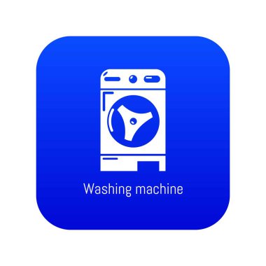 Yıkıntı simgesi mavi vektör