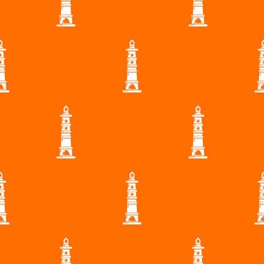 Kule deseni vektör turuncu gezinmek
