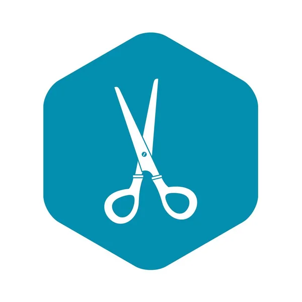 Šablony nůžky ikona, jednoduchý styl — Stockový vektor