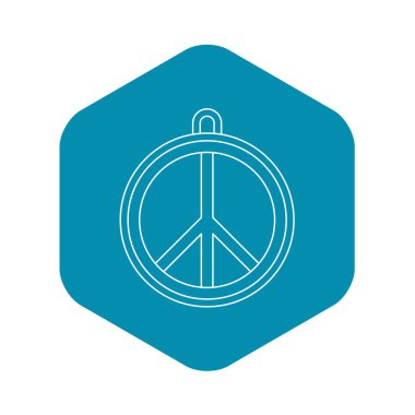 Rock işareti simgesi, anahat stili