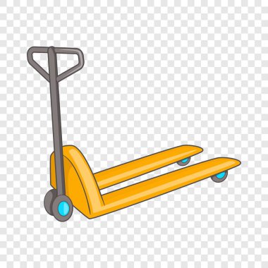 El kamyon simgesi, karikatür tarzı