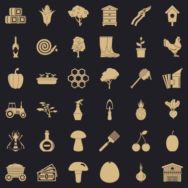 Vagon Icons set, basit tarzı