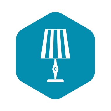 Masa lambası simgesi, basit tarzı