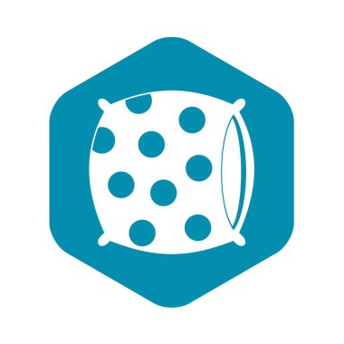 Nokta simgesini, basit tarzı ile yastık