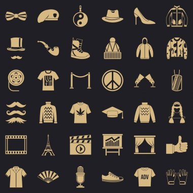 Stil simgeler kümesi, basit tarzı