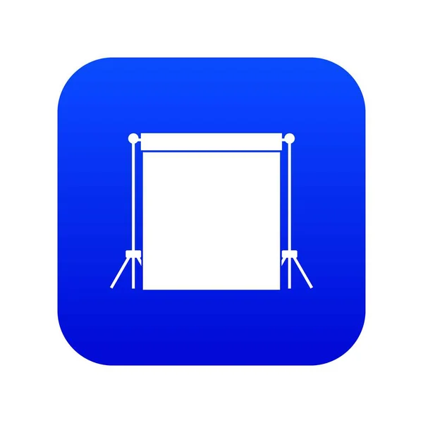 Studio bakgrund ikon Digital blå — Stock vektor