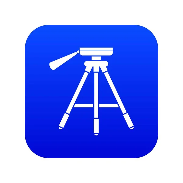 Trípode icono digital azul — Archivo Imágenes Vectoriales