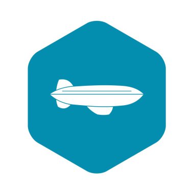 Simge, basit tarzı uçan balon uçak