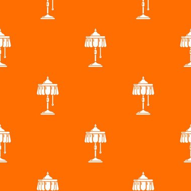 Elektrikli lamba desen vektör turuncu