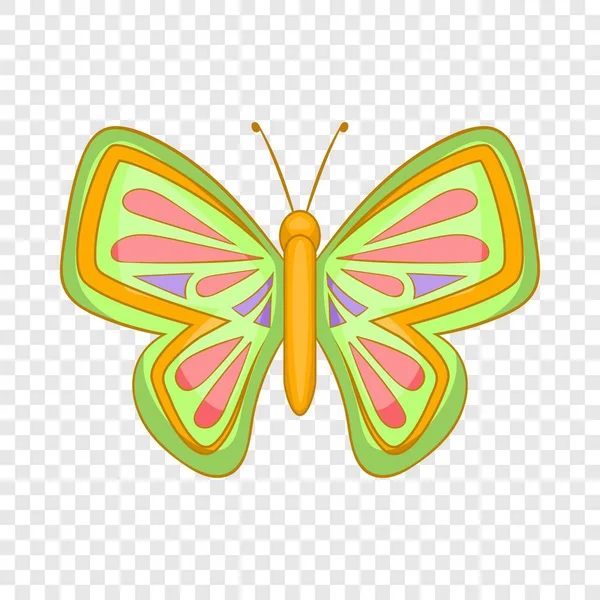 Icono de mariposa grande, estilo de dibujos animados — Vector de stock