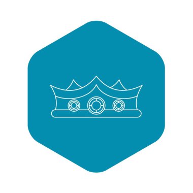 Kral taç simgesi, anahat stili