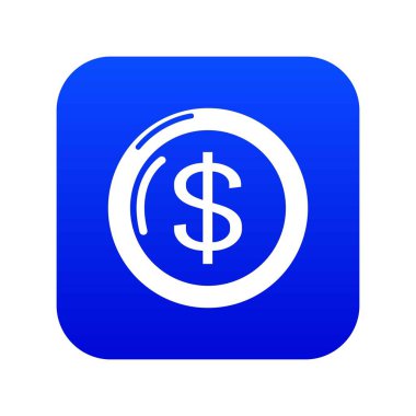 Para simgesi mavi vektör