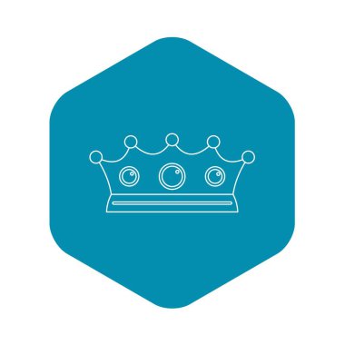 Takı taç simgesi, anahat stili