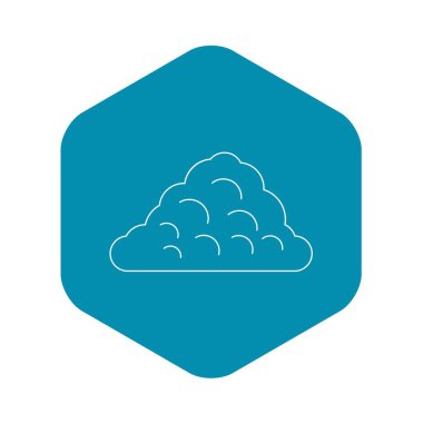 Bir bulut simgesi, anahat stili