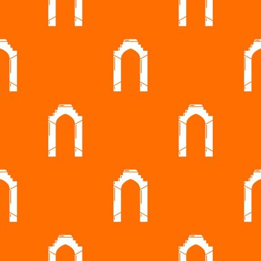 Archway saray desen vektör turuncu